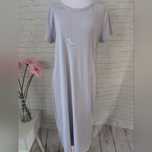 No Boundaries Light Purple Midi Dress